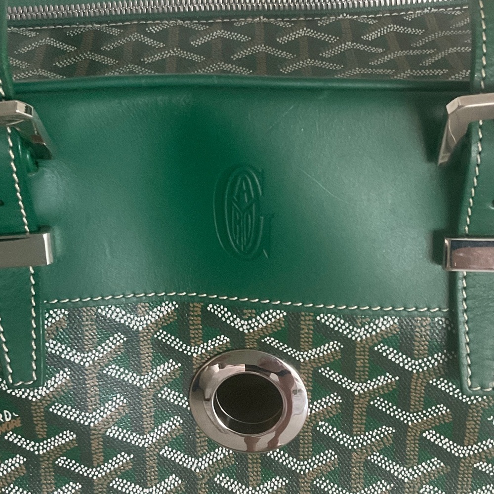 $5340 Goyard Green Dog carrier Bag - Picture 3 of 12